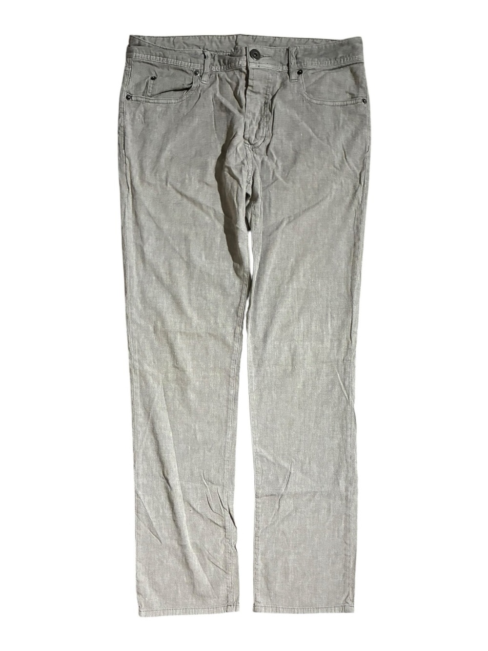 James Perse Contrast Weft Linen Pants